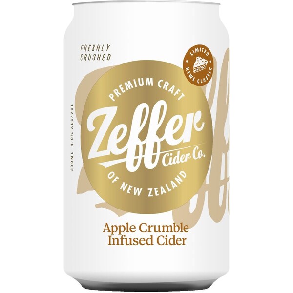 Zeffer Apple Crumble Cider Can 330ml