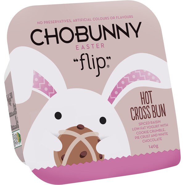 Chobani Flip Easter Hot Cross Bun Yoghurt 140g