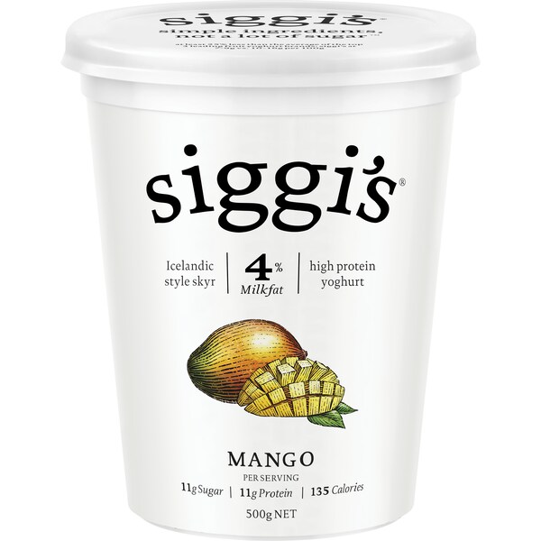 Siggi's Yoghurt Mango 500g