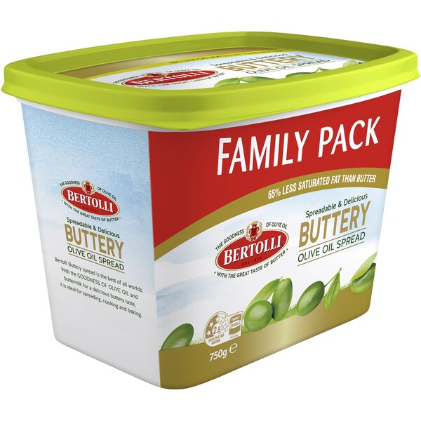 Bertolli Buttery Olive Oil Spread Family Pack 750g