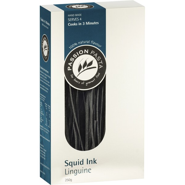 Passion Pasta Squid Ink Linguine  250g