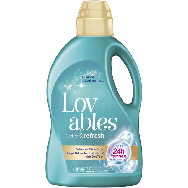 Lovables Laundry Detergent Liquid For Sport Clothes 1.5l