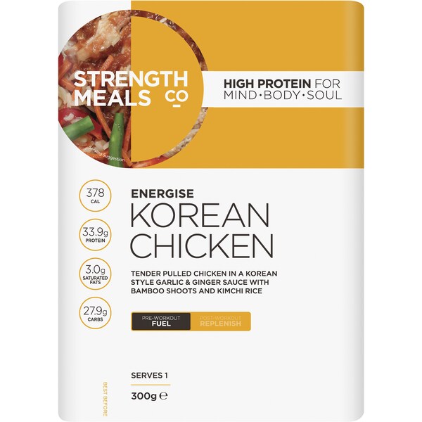 Strength Meals Co Energise Korean Chicken 300g