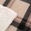 Double Sided Sherpa Throw Blanket Check each