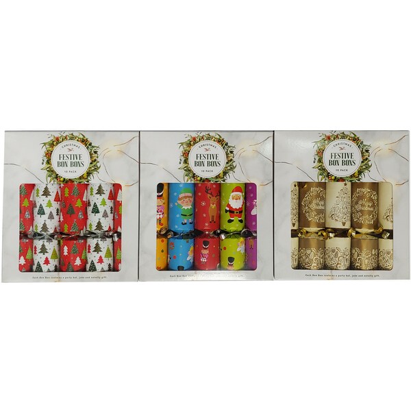 Christmas Festive Bon Bons 10 Pack