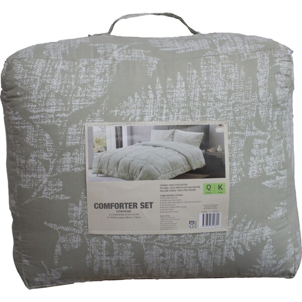 Comforter Bed Set Queen/King Tropical each