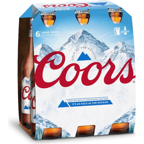 Coors Lager Bottles 330ml