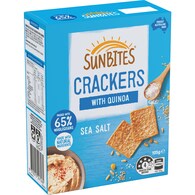 Sunbites Sea Salt Snack Crackers with Quinoa Share Pack