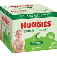 Huggies Gentle Cleanse Baby Wipes Cucumber & Aloe
