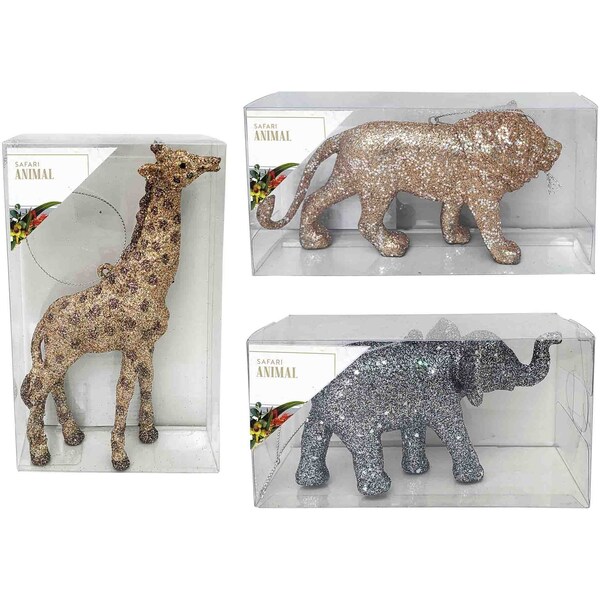 Christmas Safari Animals Assorted Each