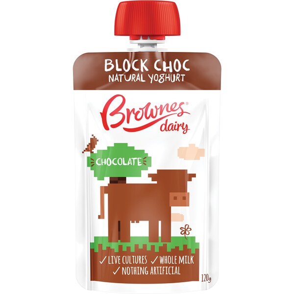 Brownes Block Chocolate Natural Yoghurt 120g