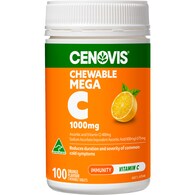 Cenovis Mega Vitamin C 1000mg Chewable Tablets For Immune Support
