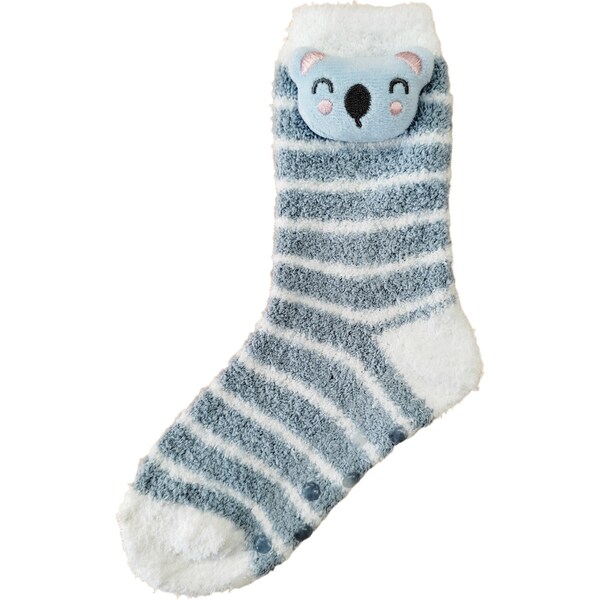 Kids Novelty Socks With Grip Koala 9-12 each