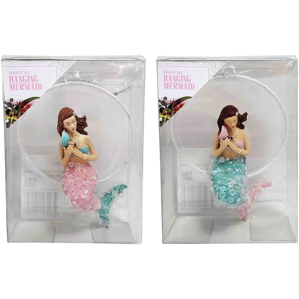 Christmas Magical Hanging Mermaid Assorted Each