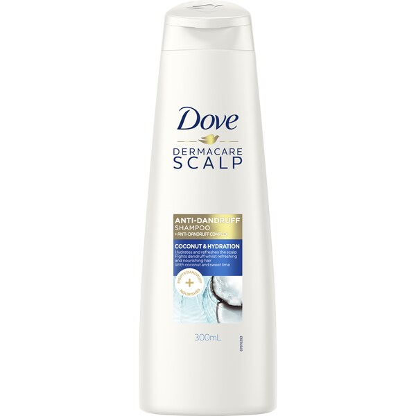 Dove shampoo dermacare anti dandruff coconut hydration 300mL
