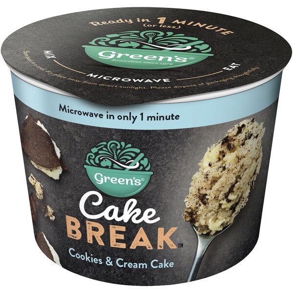 Green's Cake Break Cookies & Cream 65g