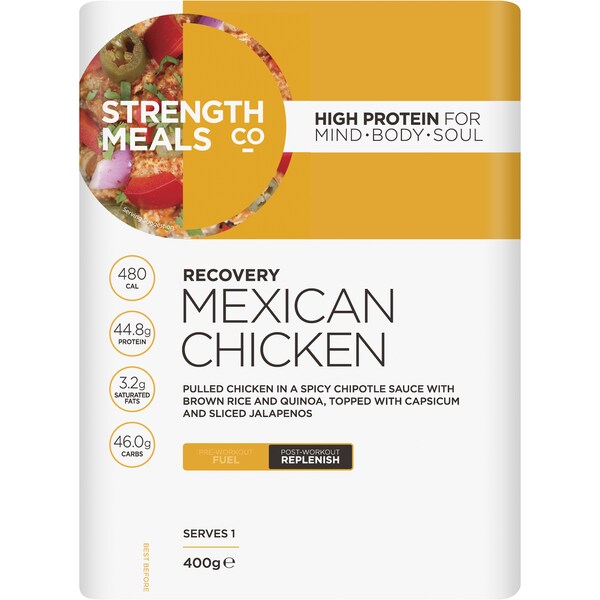 Strength Meals Co Recovery Mexican Chicken 400g
