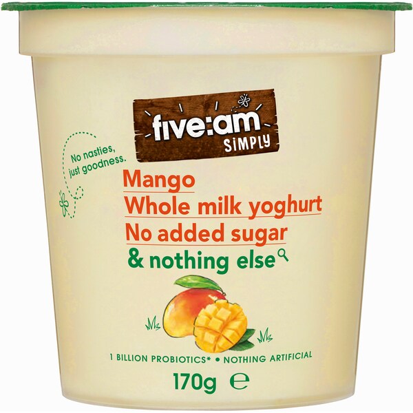Five:Am Simply Yoghurt Mango 170g