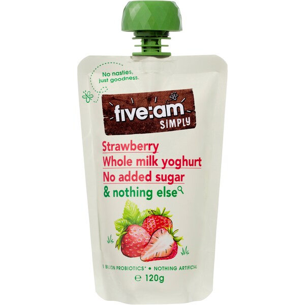 Five:Am Simply Strawberry Yoghurt 120g