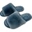 Ladies Faux Fur Slide Slippers Navy Grey Size 7/8 each