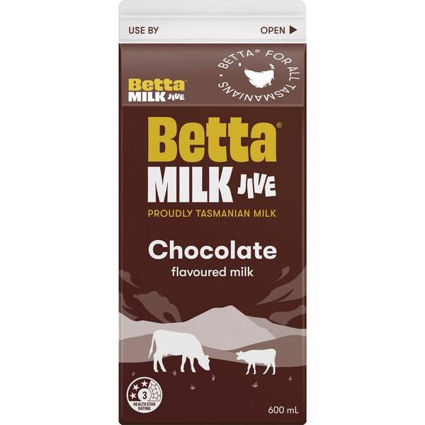 Betta Milk Jive Chocolate Flavoured Milk 600mL
