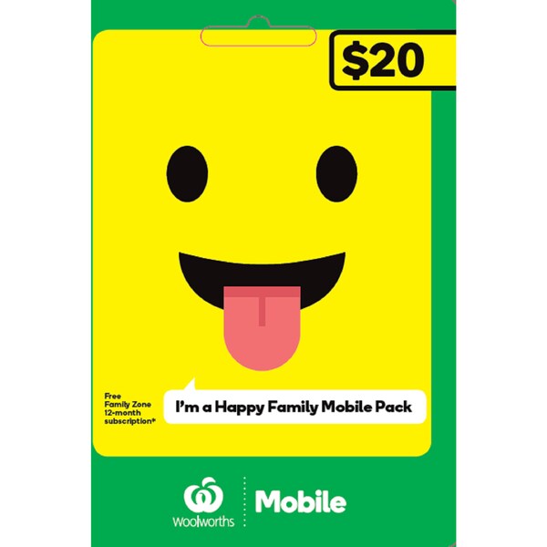 Woolworths Mobile $20 Starter Pack Each