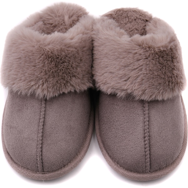 Ladies Scuff Slippers Grey Size 9/10 each