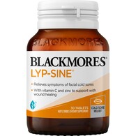 Blackmores Lyp Sine Cold Sore Relief Vitamin Tablets