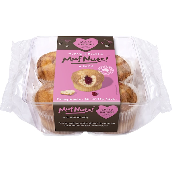 Great Temptations Mufnutz 4 Pack
