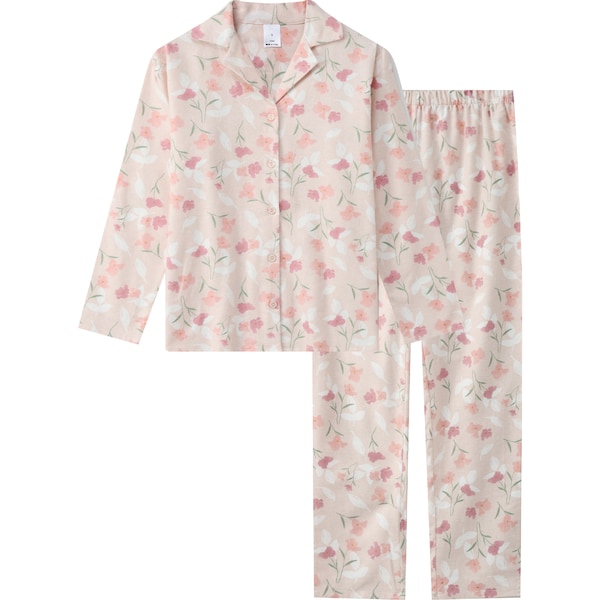 Ladies Flannelette Pyjama Set Assorted each