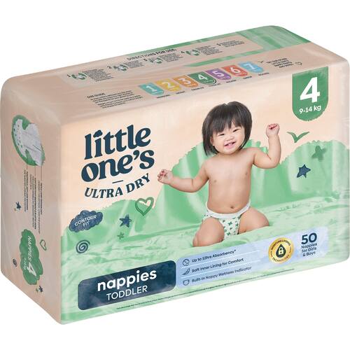Ultra Dry Nappies Boys Size 4 (10-15kg)