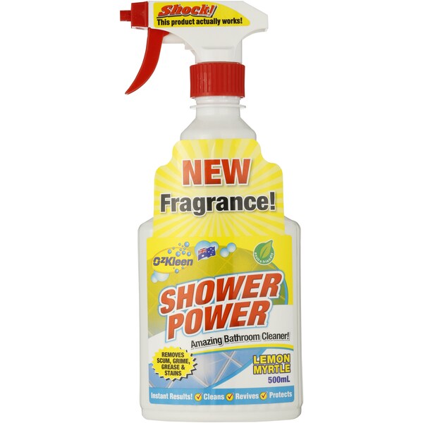 OzKleen Shower Power Lemon Myrtle Trigger Spray 500mL