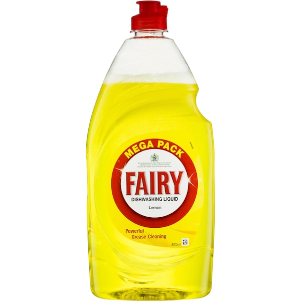 Fairy Hand Dishwashing Liquid Lemon Megapack 870ml