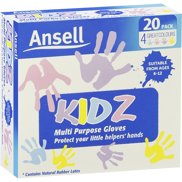 Vileda Ansell Disposable Kidz Gloves 20 Pack
