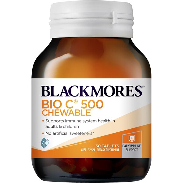 Blackmores Bio c Chewable 500 50 Pack