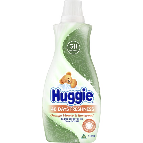 Huggie 40 Days Freshness Fabric Softener 1l