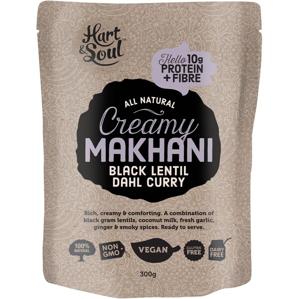 Hart & Soul All Natural Creamy Makhani Black Lentil Dahl Curry 300g