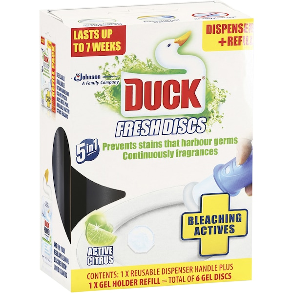 Duck Citrus Bleach Fresh Discs Primary 36ml