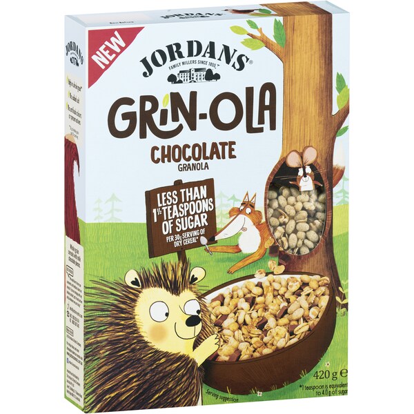Jordans Grin-Ola Chocolate 420g
