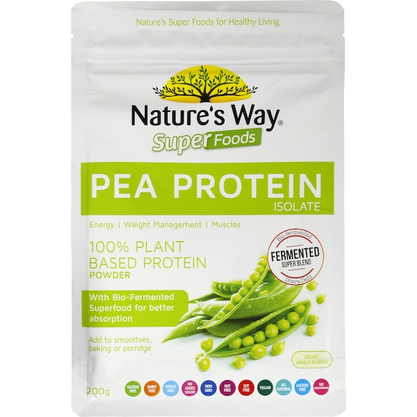 Nature's Way Super Foods Pea Protein Isolate 200g