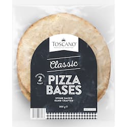 Toscano Classic Pizza Bases 2 Pack
