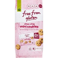 Woolworths Free From Gluten Choc Chip Mini Cookies