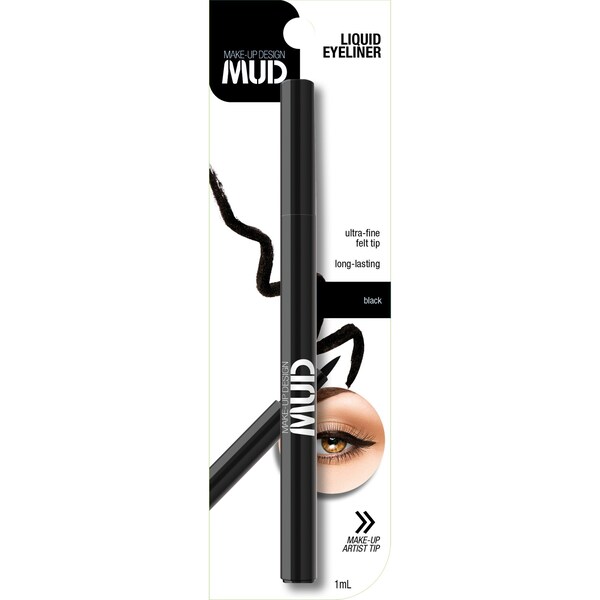 MUD Liquid Eyeliner Black 1mL