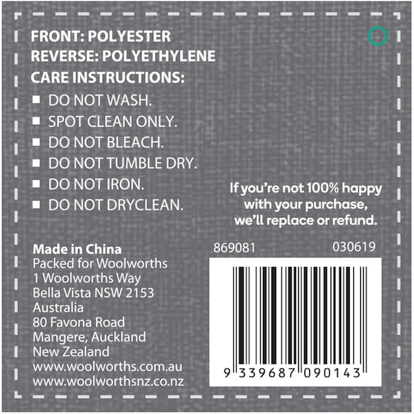 Woolworths Picnic Rug Family 200cmx200cm Each