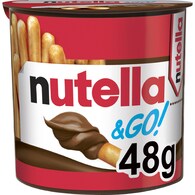 Nutella Hazelnut Chocolate Spread With Breadsticks