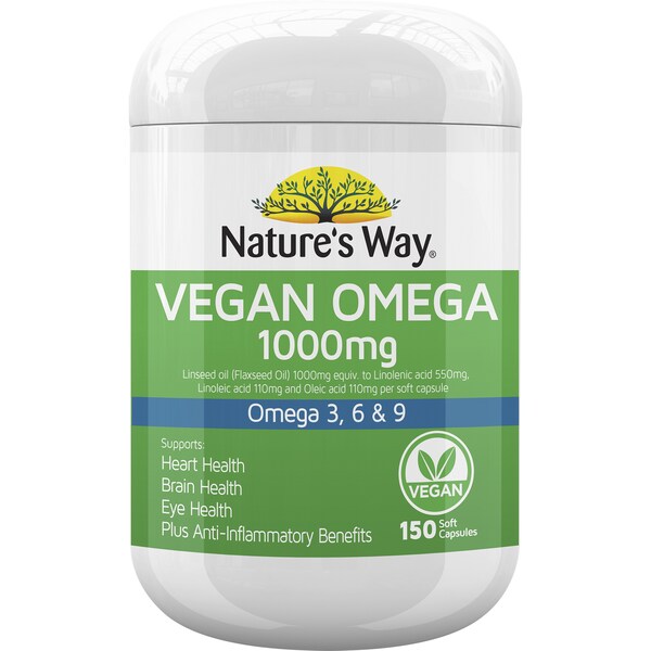 Nature's Way Vegan Omega 1000Mg 150 pack