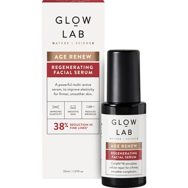 Glow Lab Age Renew Regenerating Facial Serum 30mL