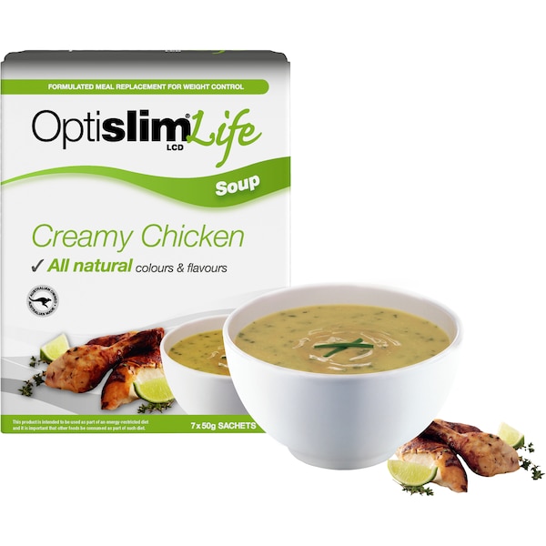 Optislim Life Creamy Chicken Soup 7 pack