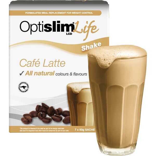 Optislim Life Cafe Latte Shake 7 Pack