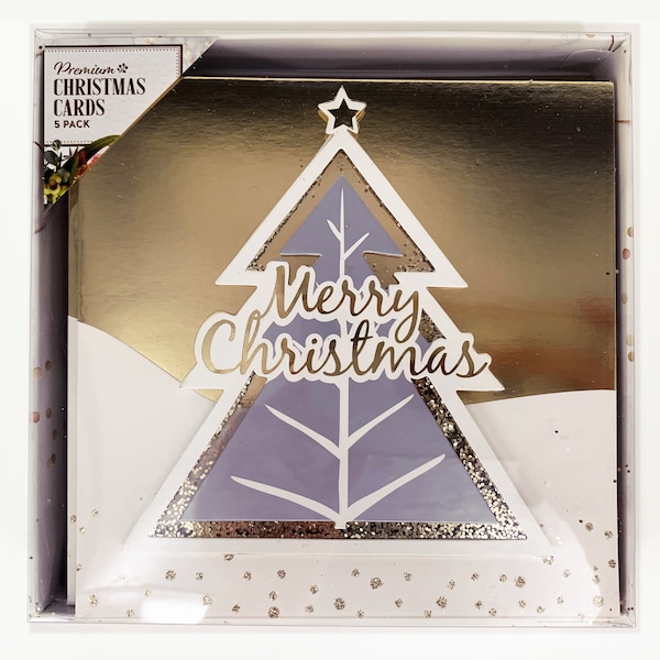 Christmas Luxe Premium Cards 5 Pack